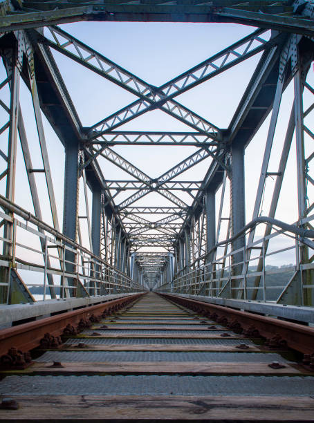 istock Abandoned railway bridge during the sunset 1400866856