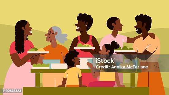 istock A Black Multigenerational Family and Friends Enjoy a Picnic Together Outside 1400876333