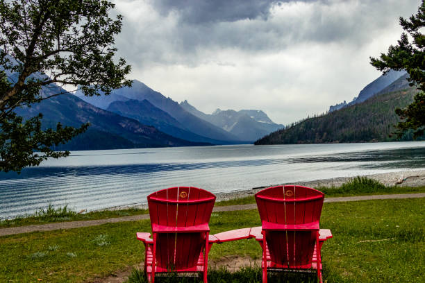 istock Red Chairs Waterton Lakes National Park Alberta Canada 1400877503