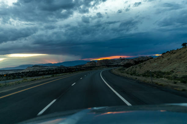 istock Beautiful sunset in the Utah 1400884029