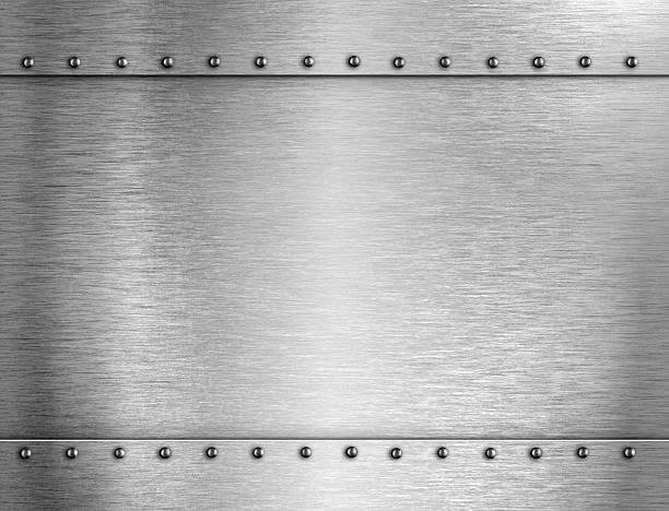 blindaje de metal fondo plata - steel fotografías e imágenes de stock