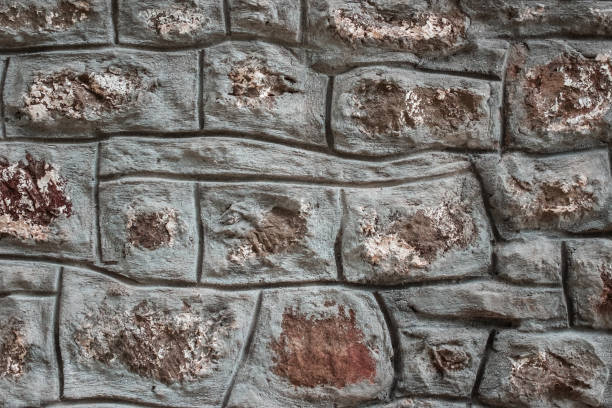istock Stone wall of Greek orthodox chapel. 1400885576