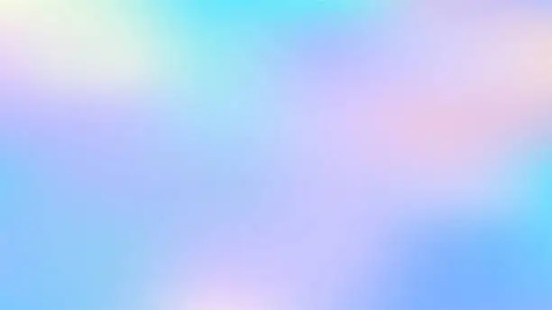Vector illustration of Pastel Glow Colors Smooth Gradient Rainbow Defocused Blurred Motion Iridescent Abstract Background Vector Illustration