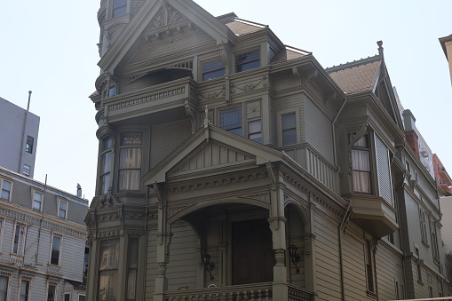 8-10-2021: San Francisco, California: Haas Lilenthal house, historic victorian house