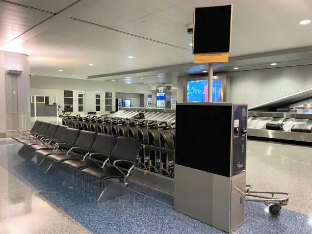 Arrival,Luggage pick up carousel