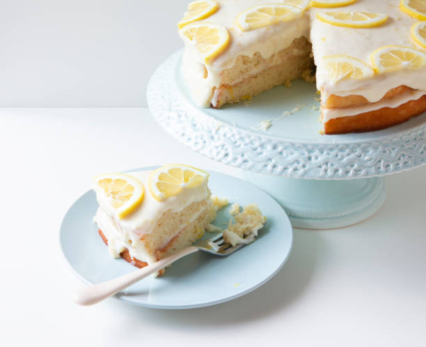 istock Beautifully Decorated Lemon Lemonade Cake 1400924638