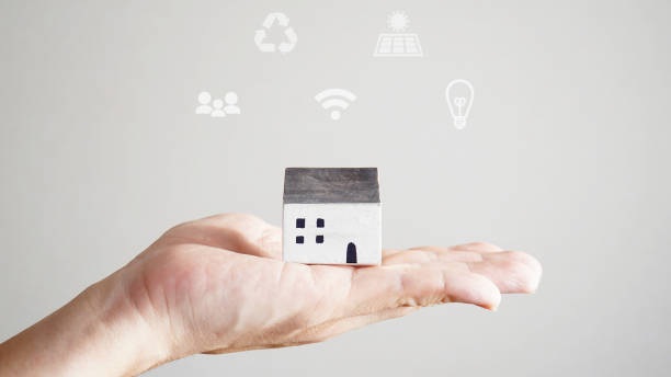 istock My home and ecology icon. 1400925806