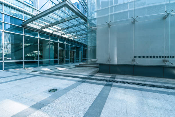 istock modern office building outdoors in the downtown 1400944078