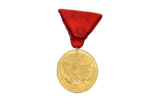 Medal of Independence (Turkish: İstiklal Madalyası), top view
