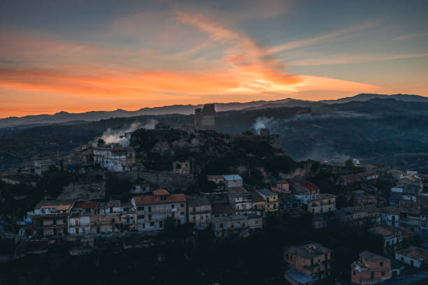 istock Ancient tower of old village in Calabria 1400955878