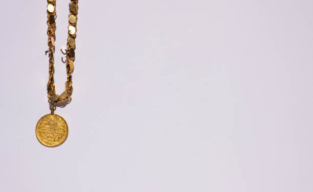 istock turkish gold necklace on white background 1400963422