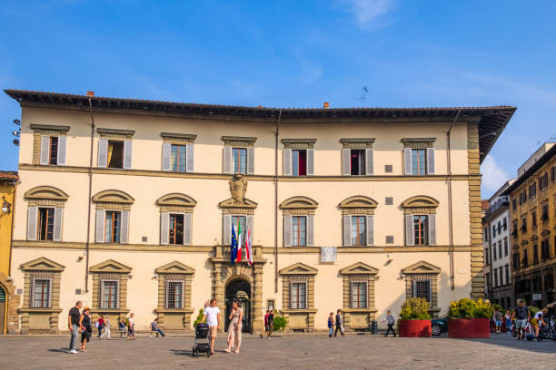 florença, palazzo guadagni strozzi sacrati - toscana - 3149 - fotografias e filmes do acervo