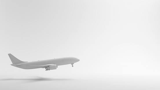 Airplane Landing Sideview