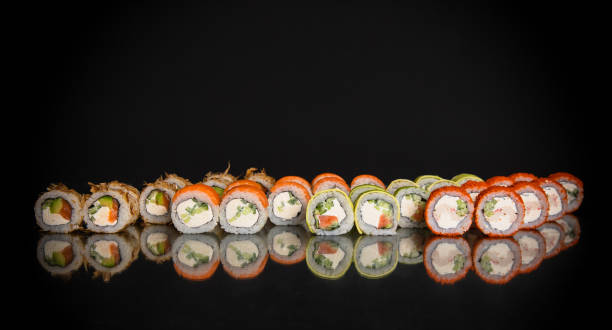 istock large set of rolls of fish and vegetables 1400975558