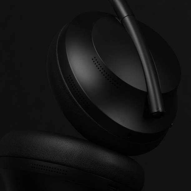 istock Macro closeup of quality headphones 1400980870