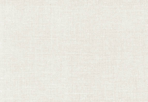 natural white fabric texture for background - moldura completa imagens e fotografias de stock