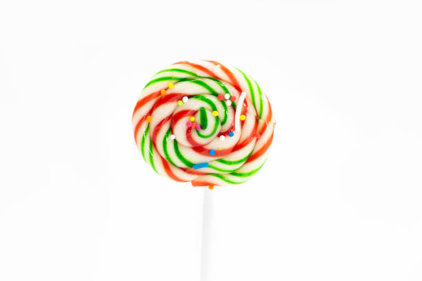 istock Colorful lollipop or Colorful candy isolated on white background. Studio shot 1400985985