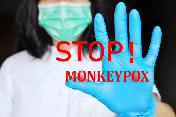 istock The concept of protection against monkeypox virus. 1401003231
