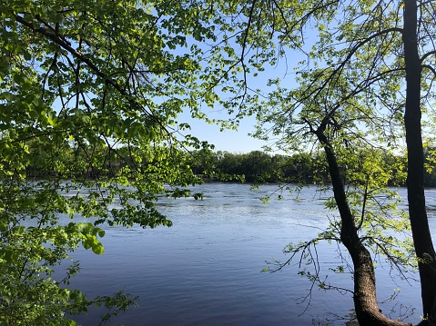 Mississippi river at St. Cloud Minnesota