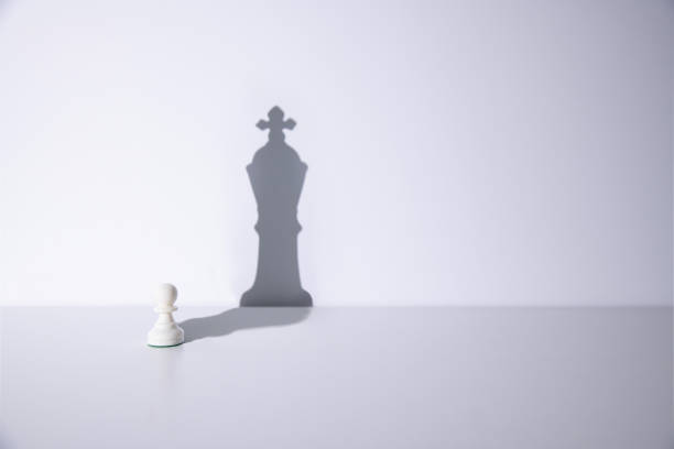 istock Pawn piece wants to be king 1401005796