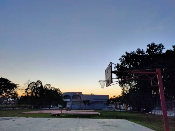 istock Basketball court 1401017302