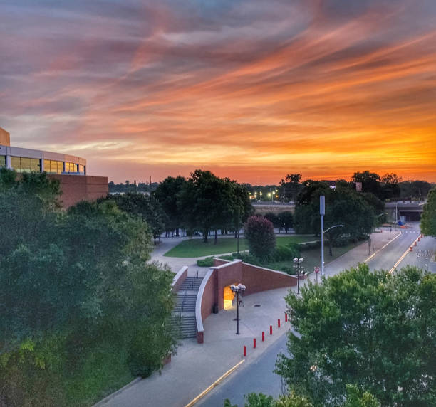 istock Spring Sunrise Over Little Rock, Arkansas 1401023744