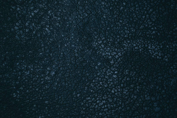 istock Black cracked desert land. View from above 1401026405