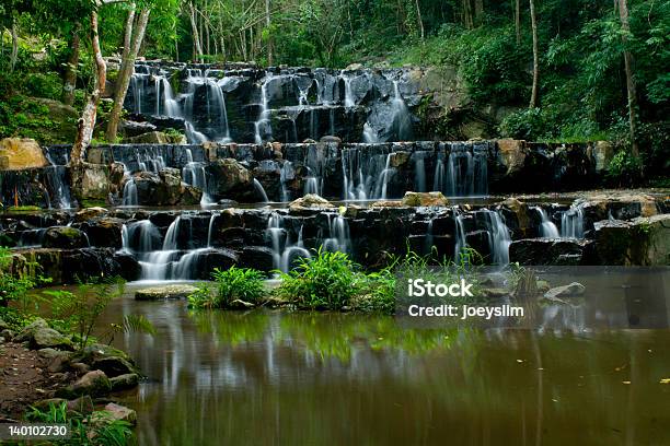 Foto de Cascata e mais fotos de stock de Beleza - Beleza, Beleza natural - Natureza, Bosque - Floresta