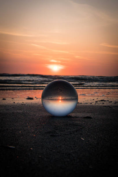 istock Lensball on the beach 1401037011