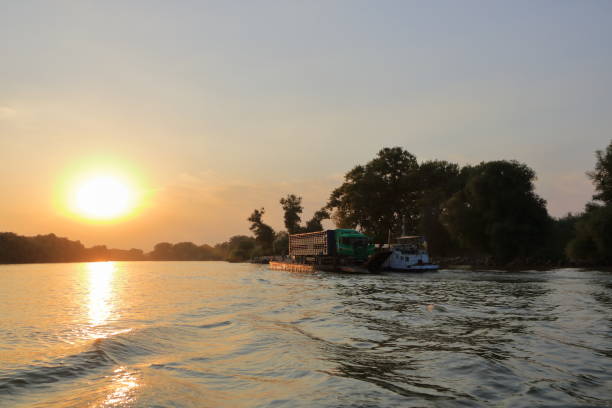 istock sunset in the Danube Delta Romania 1401039214