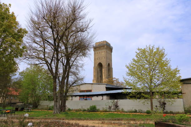 istock Water tower Finow (formerly Hindenburgturm), Eberswalde, Brandenburg. Germany 1401040254