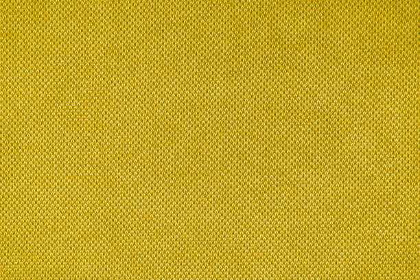 istock Yellow velours upholstery fabric texture background. 1401067285