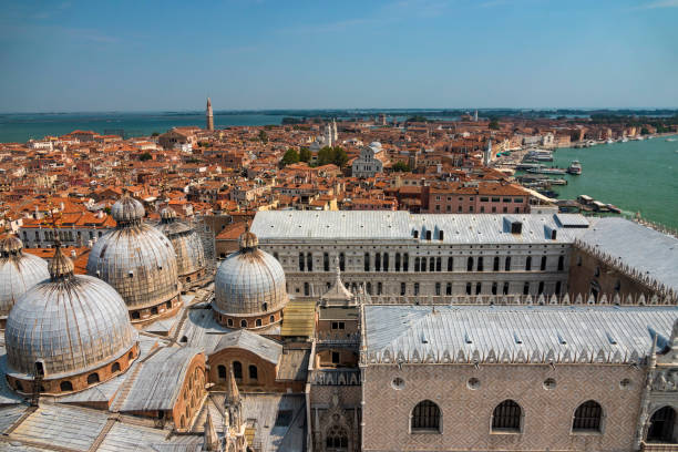 istock Saint Mark's Basilica and Venice old town in Venice, Italy 1401075697