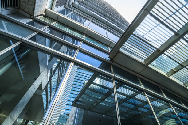 istock glass architecture of modern building 1401082676
