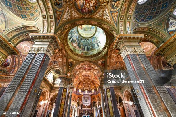 Sanctuary Of The Blessed Virgin Mary Pompeii Italy Stock Photo - Download Image Now