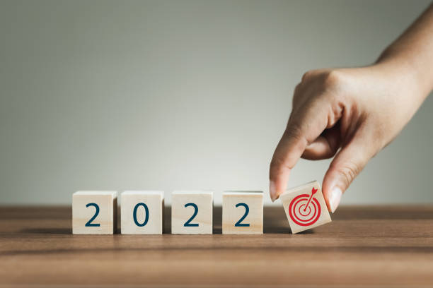 istock New year 2022 and goal plan. 1401085600
