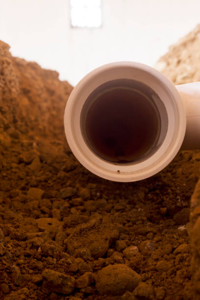 istock Installing Drain Pipi in an ICF House 1401087475