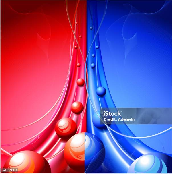 Rolling Threedimensional Balls Stock Illustration - Download Image Now - Abstract, Backgrounds, Blue