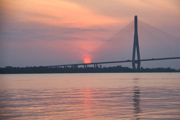 istock Bridge on the Mekong River 1401108370