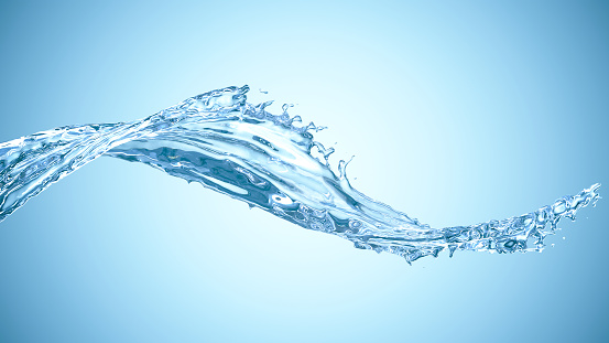 Agua que fluye - Líquido, Frescura, Movimiento horizontal, Brillante photo