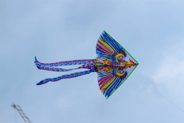 istock A Colorful Kite Flying In The Air. 1401112861