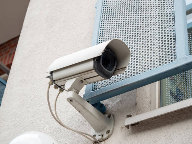 istock Video surveillance of the object. 1401113328