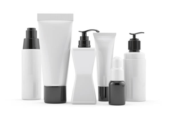 istock Beauty products set, template containers isolated on white background 1401114467