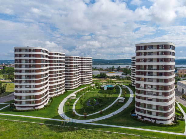 istock Modern office or residential building background 1401116272