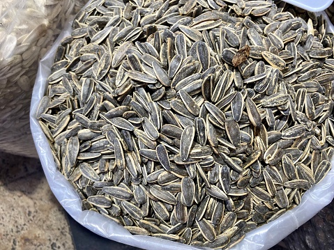 Mixture set of pumpkin and sunflower seeds