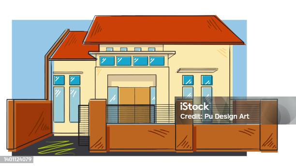 Simple Building Immage Simple House Building Stock Illustration - Download Image Now ...