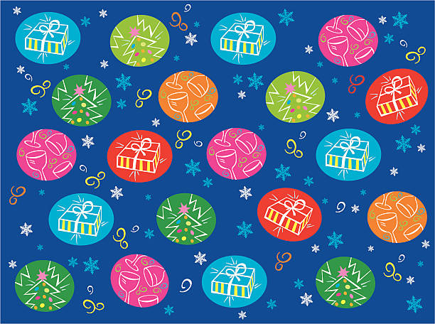 ilustraciones, imágenes clip art, dibujos animados e iconos de stock de fondo de navidad - swirl christmas champagne coloured holiday backgrounds