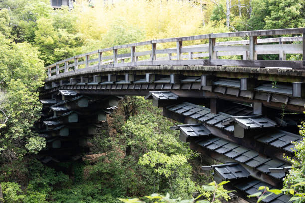 Bridge Saruhashi in Otsuki City