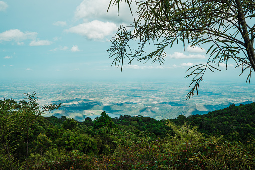 Mountain view taken from a high angle