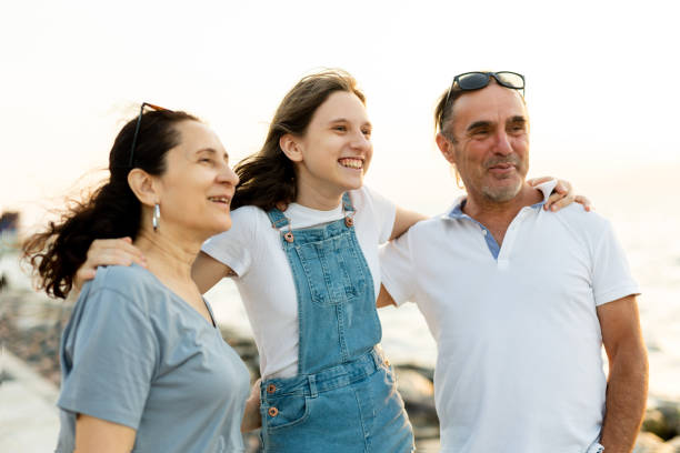 istock Smiling happy family 1401137796